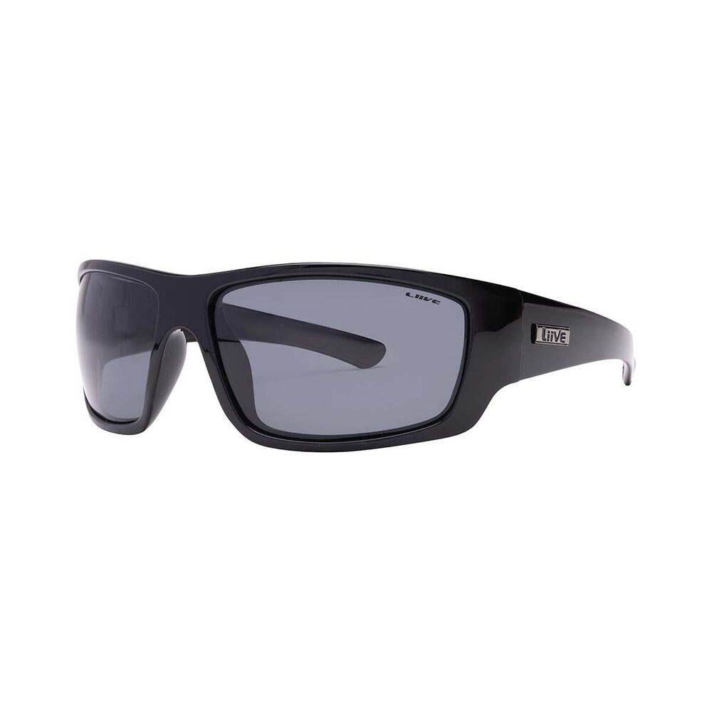 Liive Men's Kuta Polarised Sunglasses Black with Black Lens