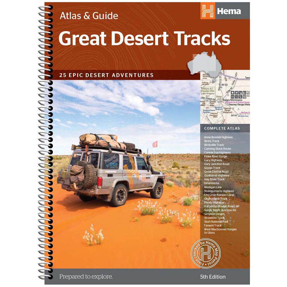 Hema Great Desert Tracks Atlas and Guide (5th Edition)