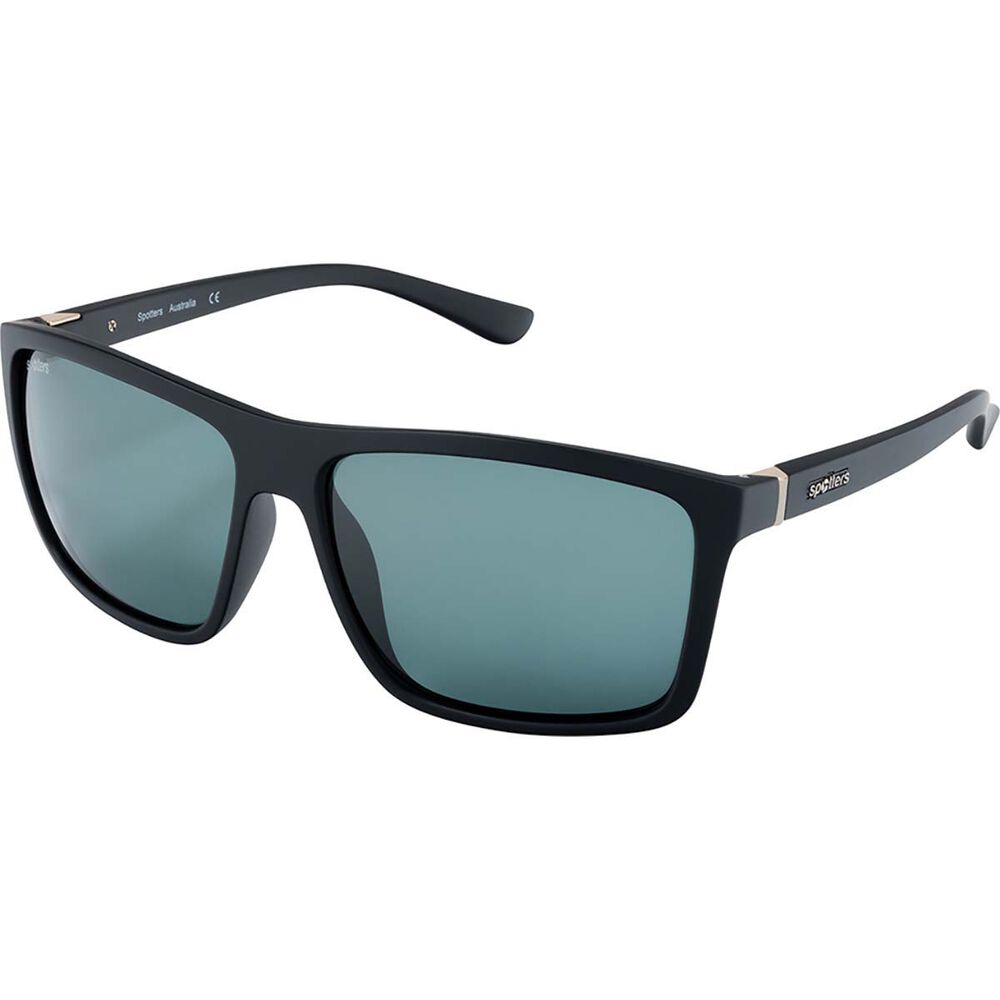Spotters Grayson Men's Sunglasses Matt Black Black Lens
