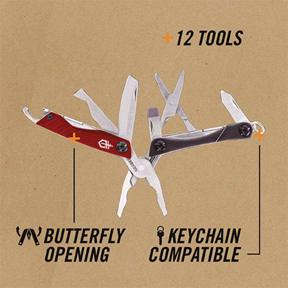 Gerber Dime Keychain Multi-tool Red