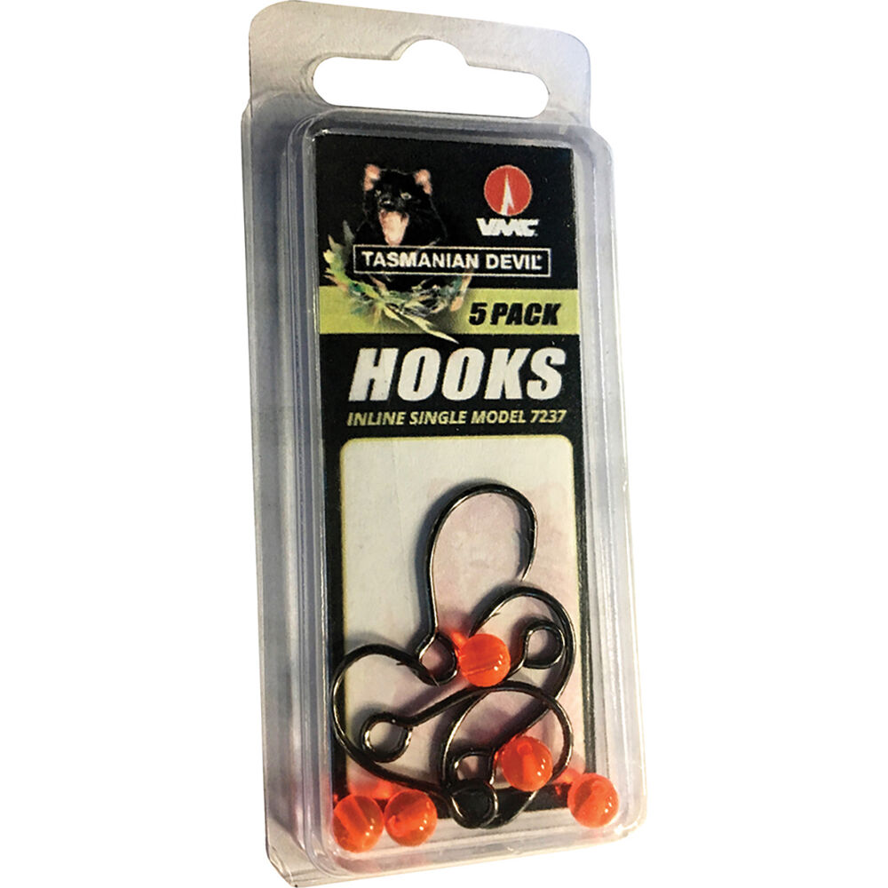 Tassie Devil Single Hook 5pk