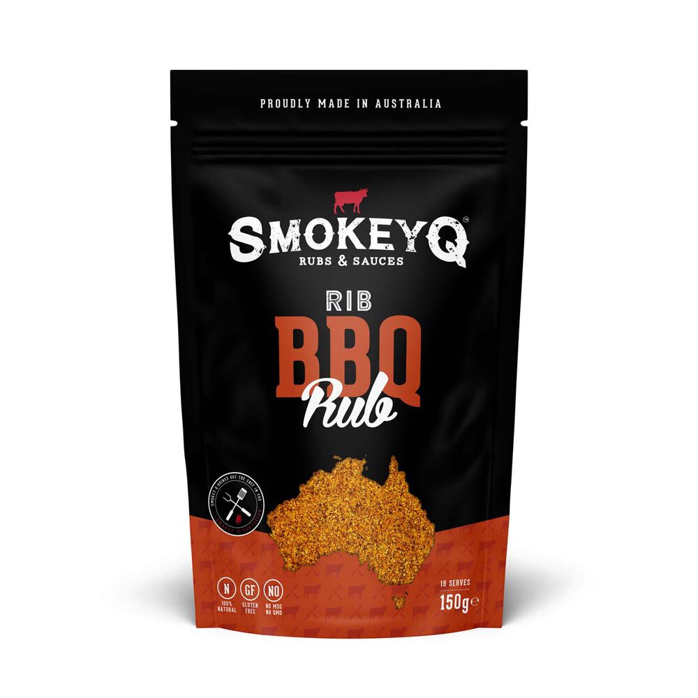 Smokey Q Rib Rub Pouch 150G