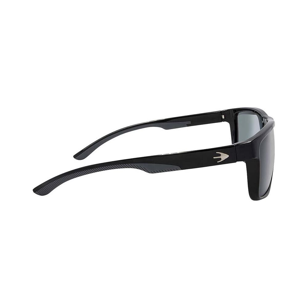 Stingray Yellowfin Polarised Sunglasses Black with Smoke Lens
