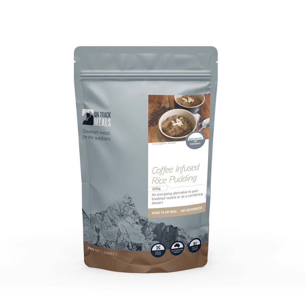On Track Meals Coffee Infused Rice Pudding 200g