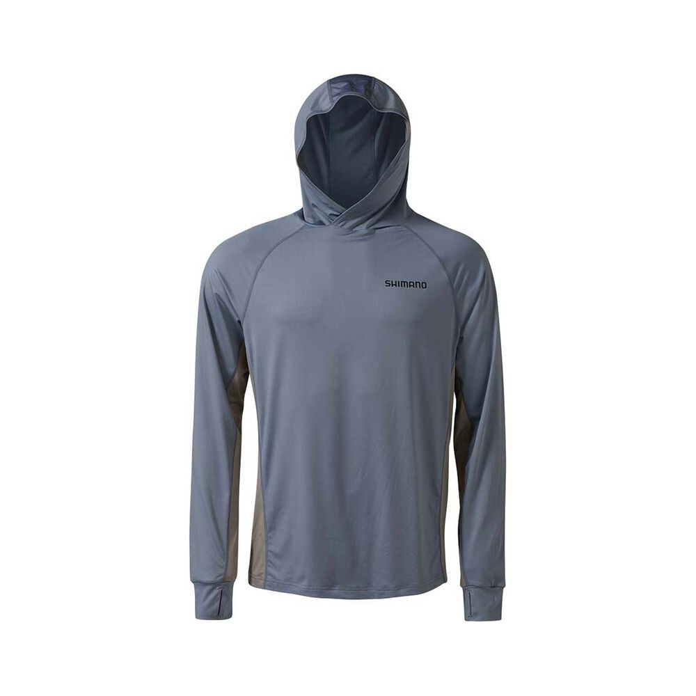 Shimano Men's Corporate Hooded Long Sleeve Tech Tee