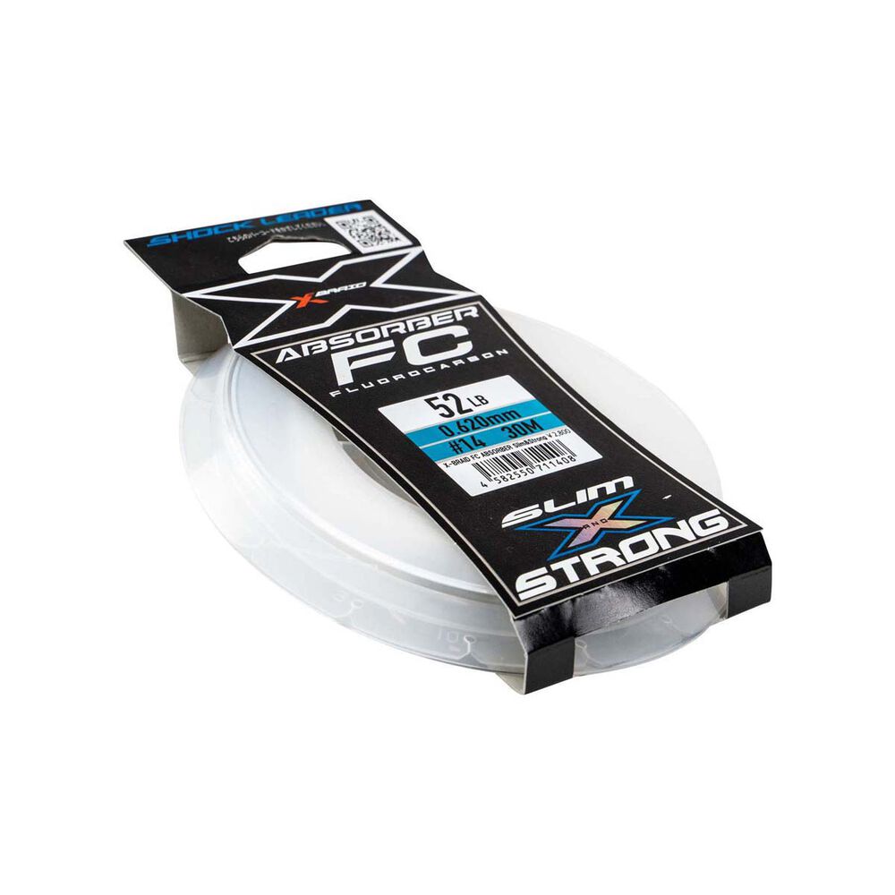 X-Braid Absorber Slim and Strong Fluorocarbon Leader Line 30m