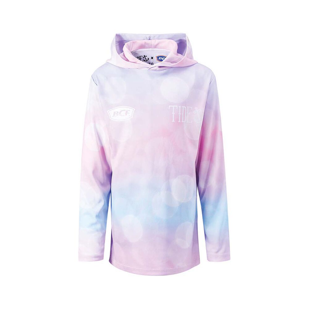 BCF x Tide Youth Bubble Sublimated Polo with Hood