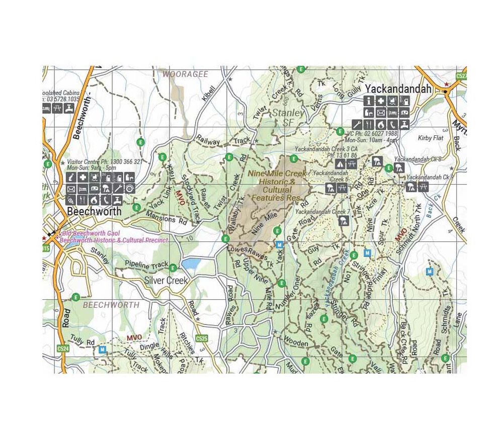 Hema High Country Vic - North West Map