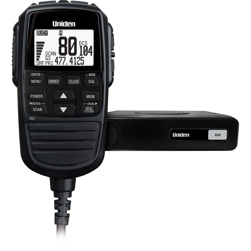 Uniden UHF CB Radio 5W Mini Compact X66