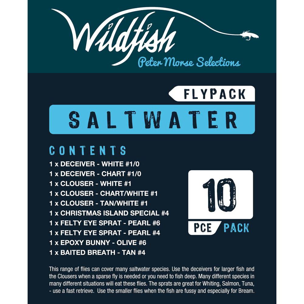 Wildfish Saltwater Fly Pack