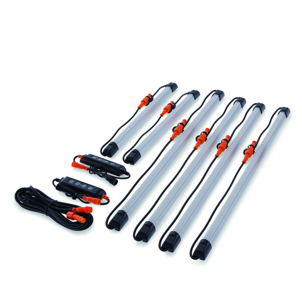 Hardkorr 6 Bar Tri Colour LED Camp Light Kit