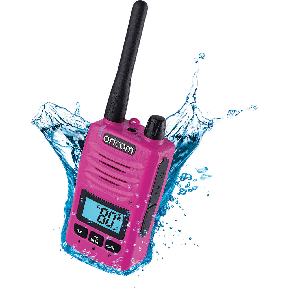 Oricom UHF CB Radio 5W With Speaker Mic Pink DTX600PNK