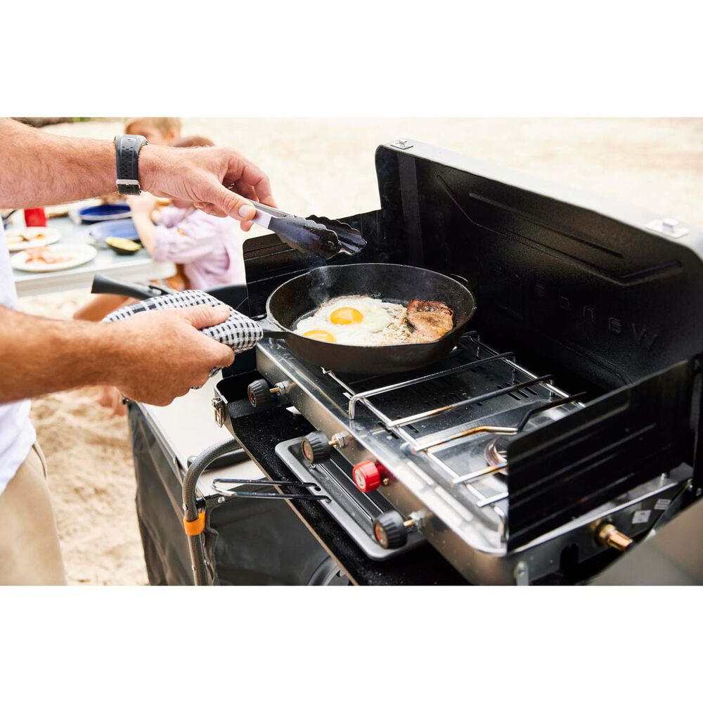 Wanderer LPG Portable 2 Burner Stove with Grill