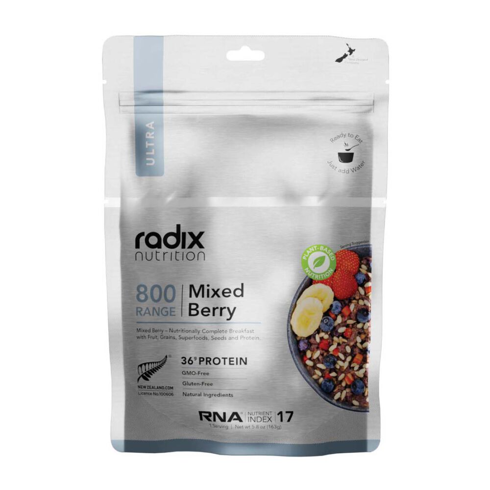Radix Nutrition Freeze Dried Plant Based Mixed Berry 800kcal