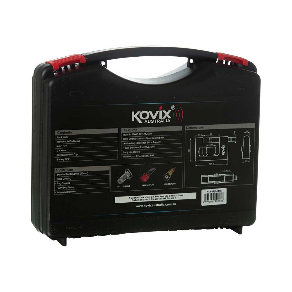 Kovix Alarmed Trailer Coupling Lock KTR18