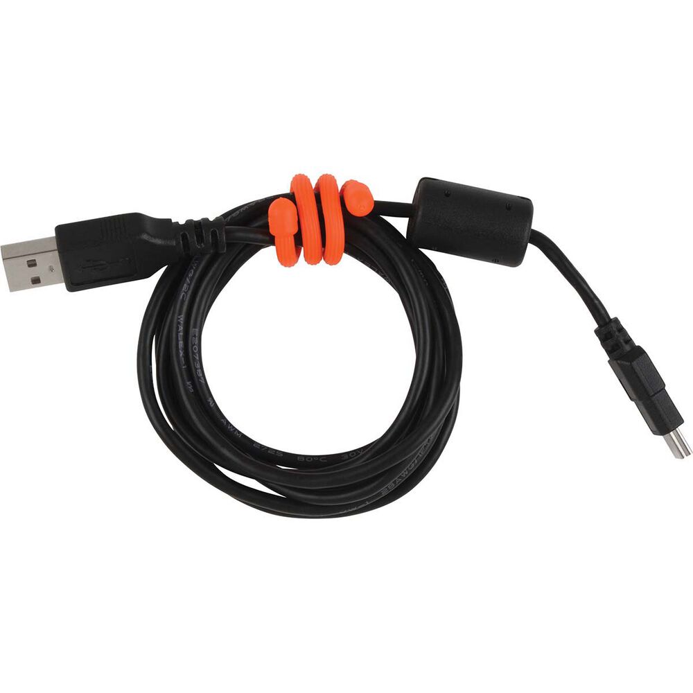 Nite Ize Gear Tie 6" Orange 2 pack