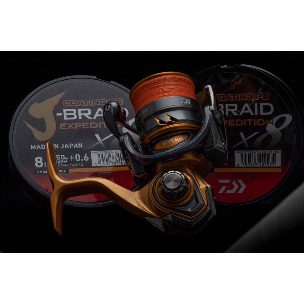 Daiwa J-Braid Expedition Braid Line Orange 300m