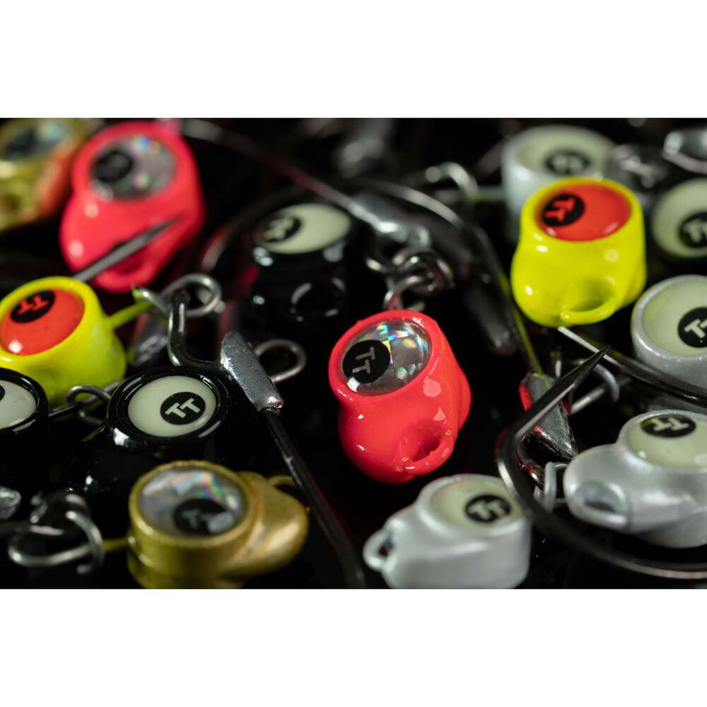 TT Fishing Snake EyeZ Jigheads Pearl