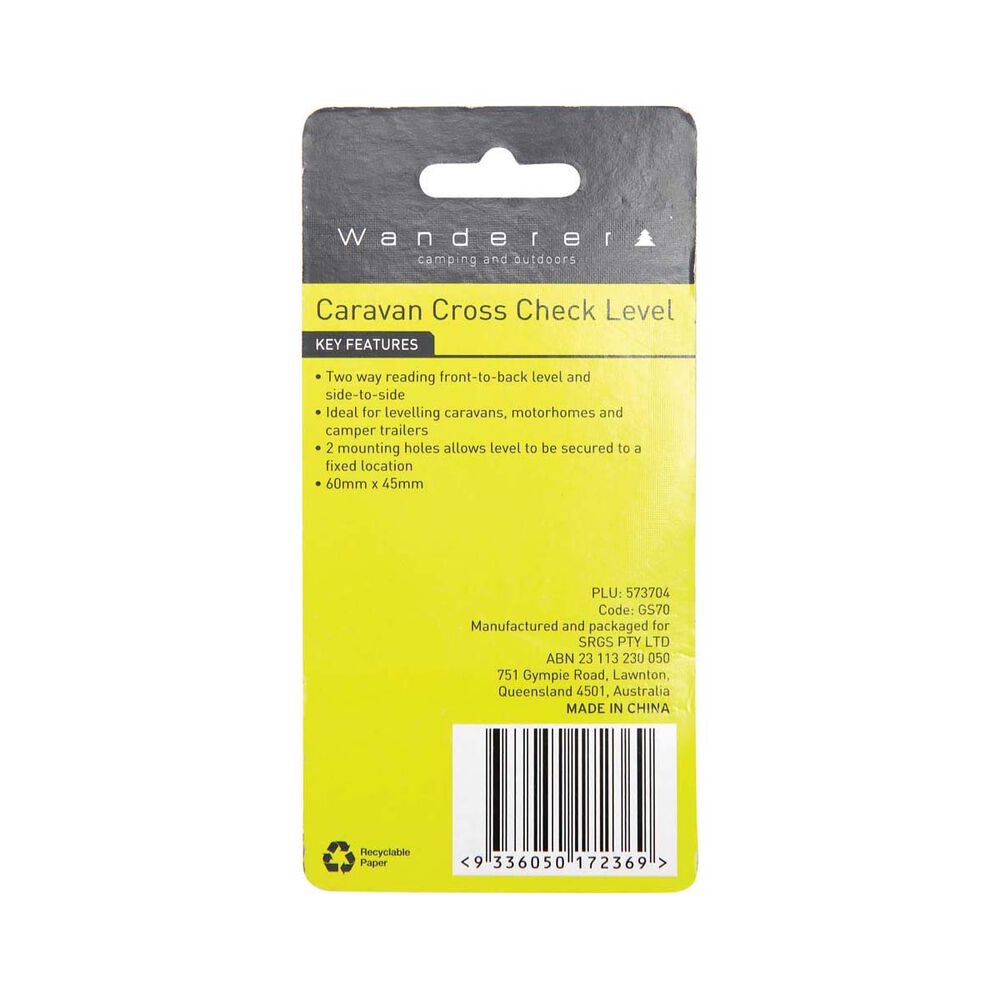 Wanderer Caravan Cross Check Leveller