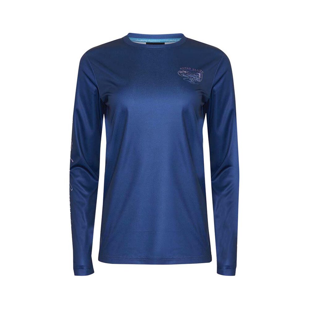 Nomad Women's Catch and Release Crew Tech Sublimated Polo