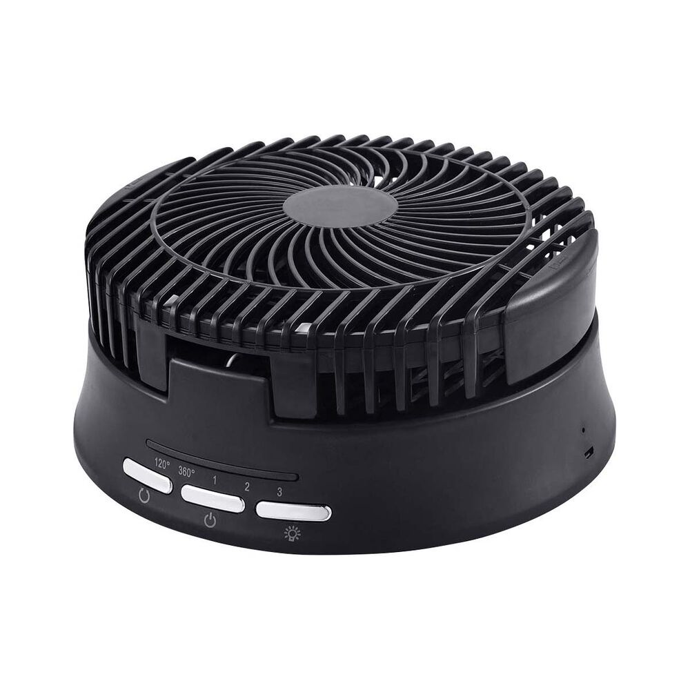 Altius Rechargeable Folding Fan with Light 15cm