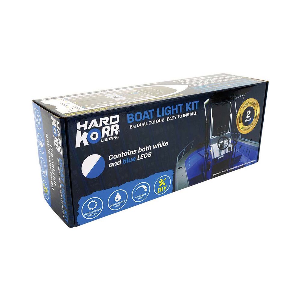 Korr Blue And White LED Boat Light Kit 8m