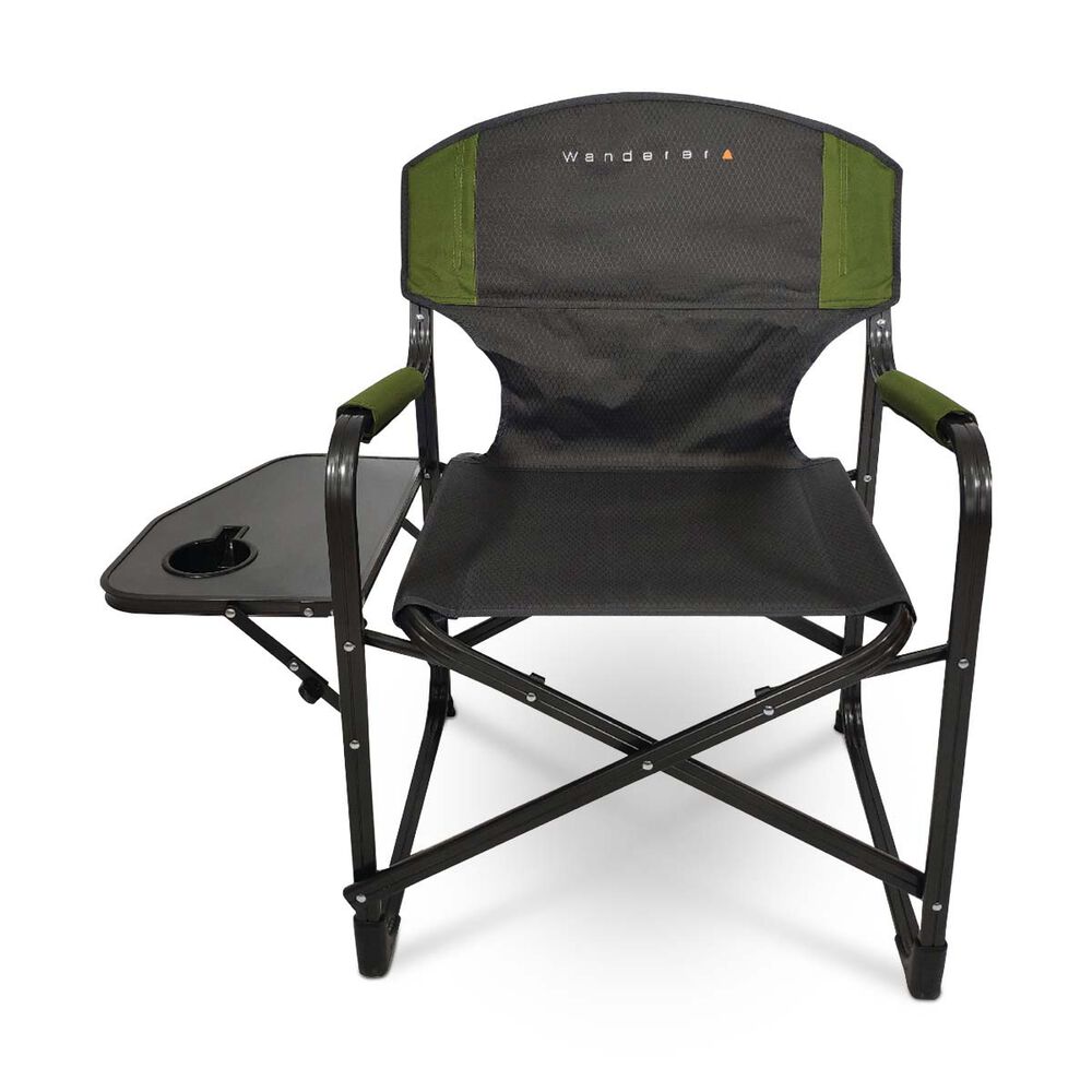 Wanderer Lightweight Directors Chair with Side Table 135kg