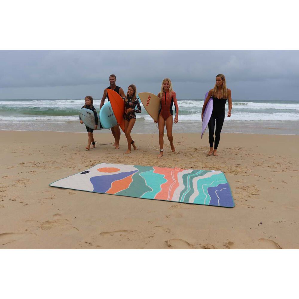 earth by Wanderer® Sunset Recycled Fabric Picnic Blanket