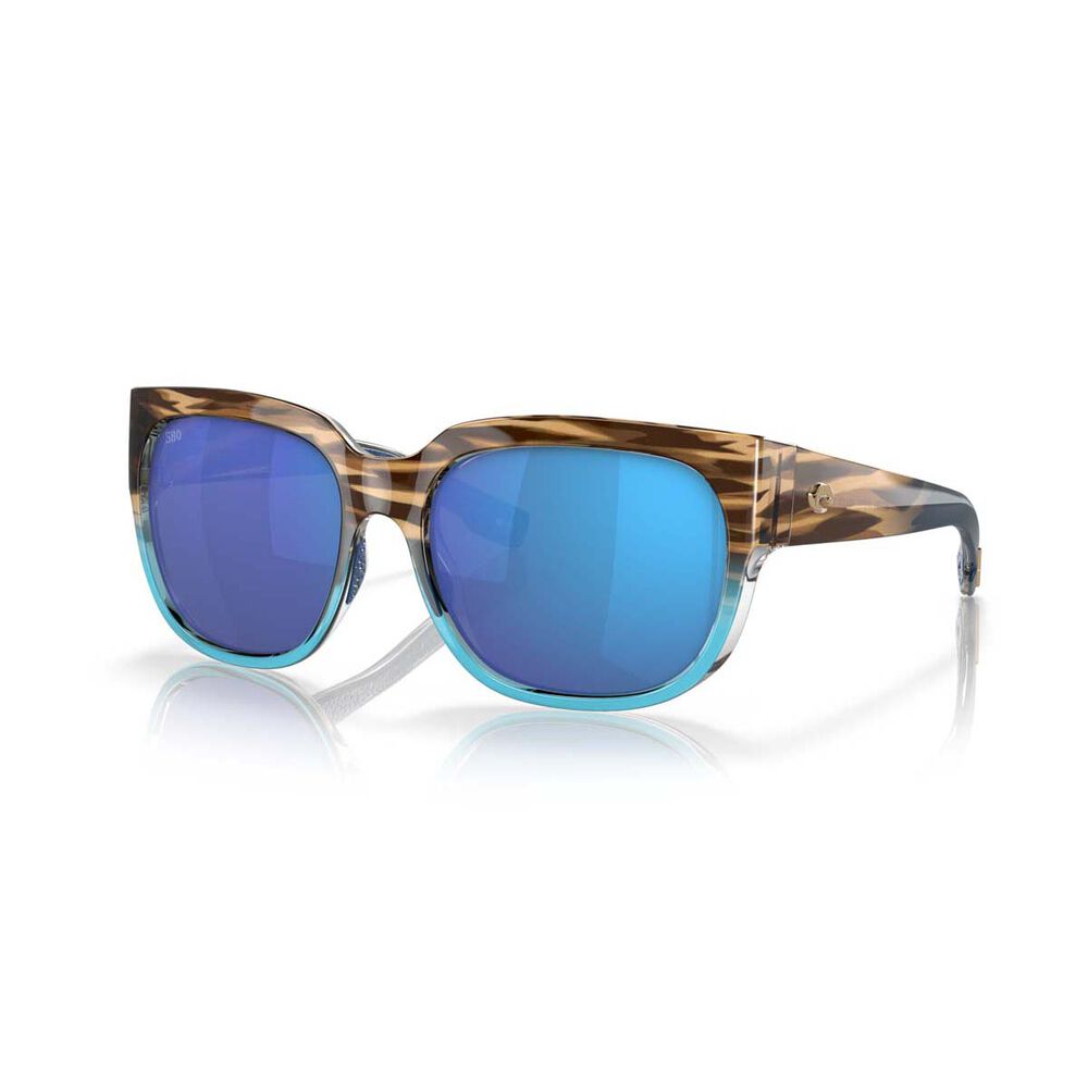 Costa Water Woman 2 Polarised Sunglasses Brown with Blue Lens