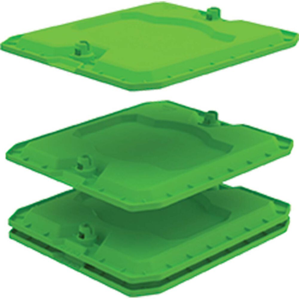 TRED GT Anti Sink Plate Fluro Green 4 Pack