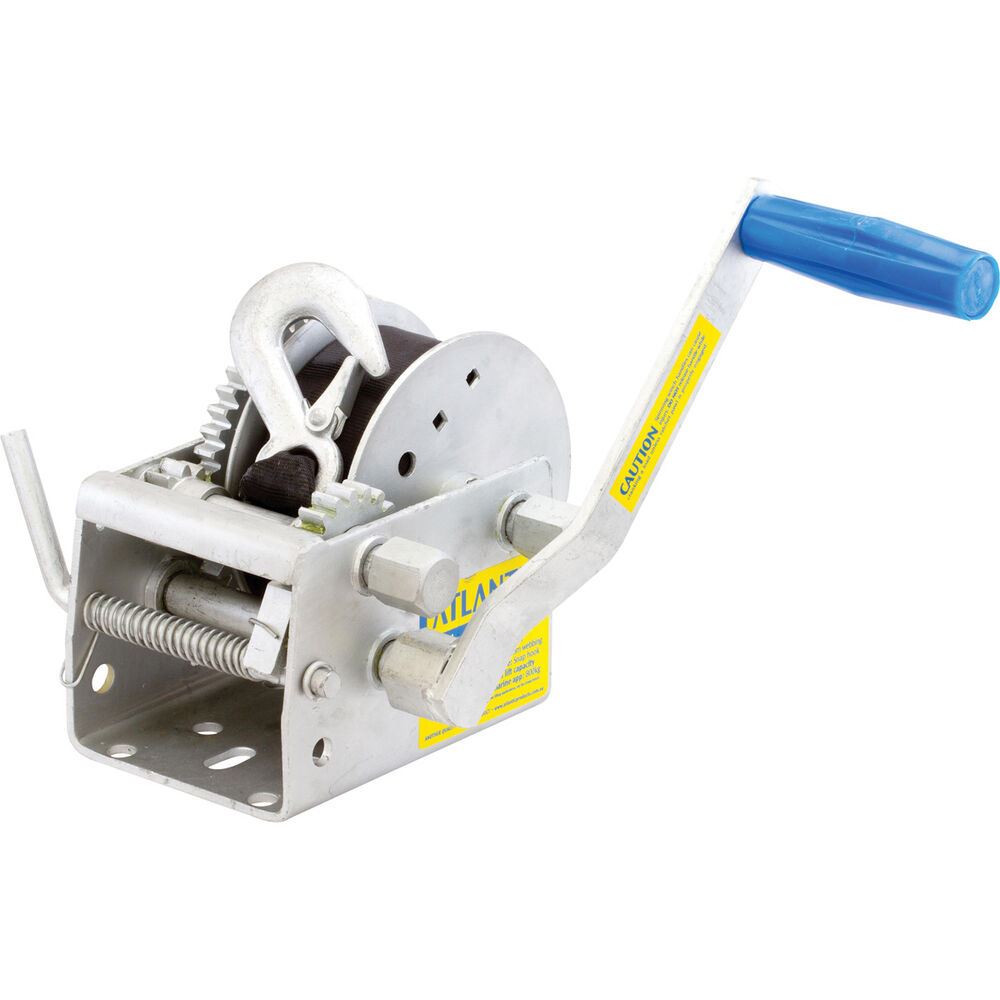 Atlantic Three Speed Trailer Winch with Webbing