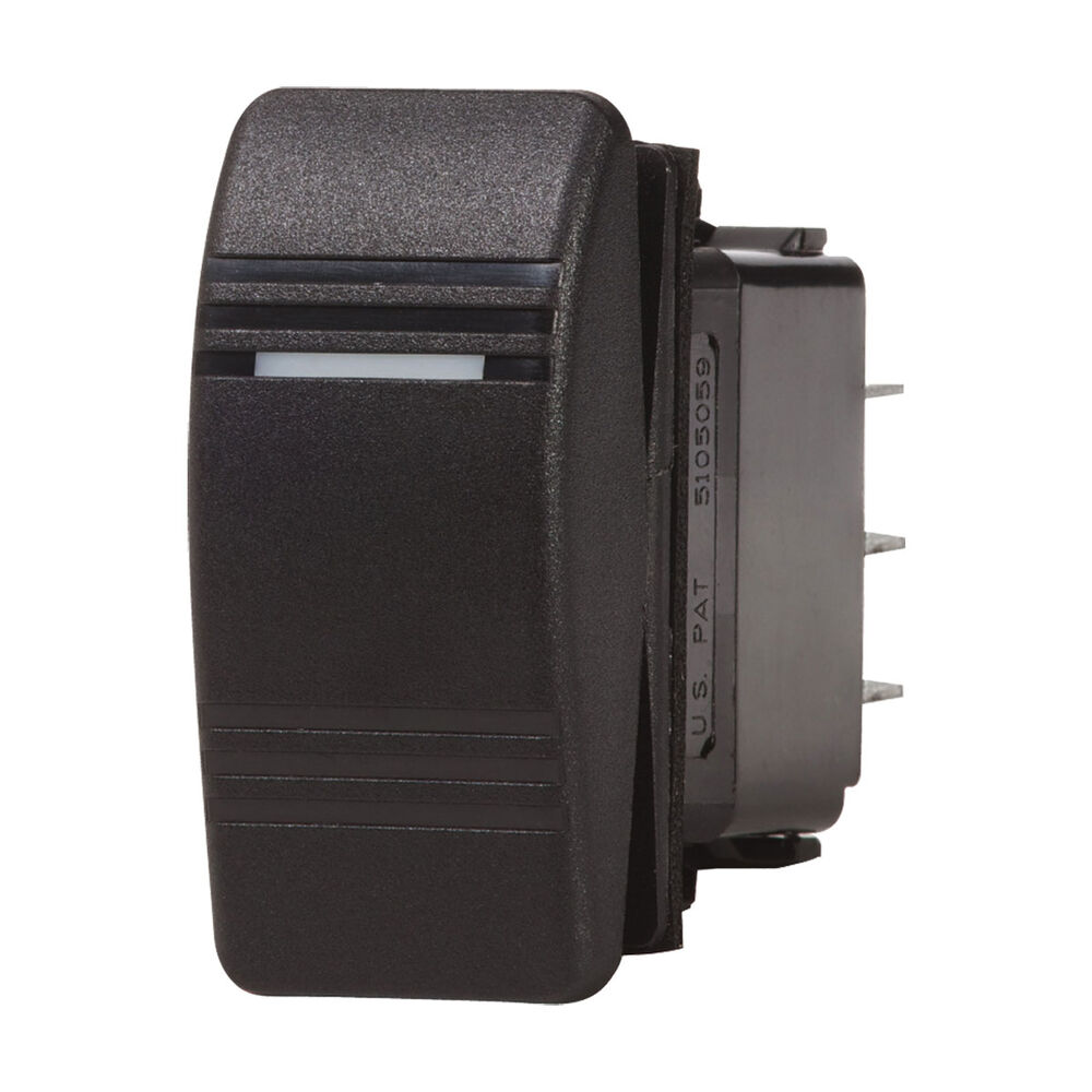 Blue Sea Systems Contura SPST On/Off Black Switch