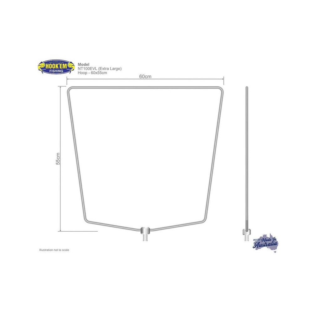 Hook'em Enviro XL Landing Net 100cm