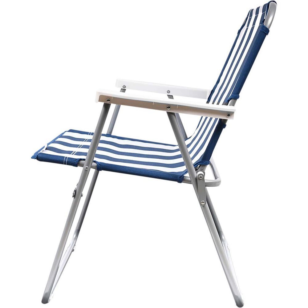 Wanderer Nautical Stripe Chair 120kg