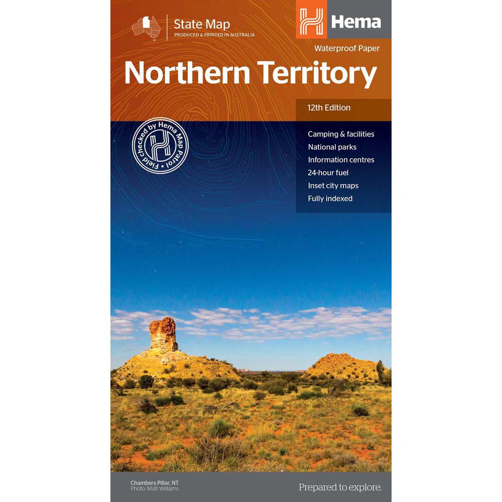 Hema Northern Territory State Map (12th Edition)