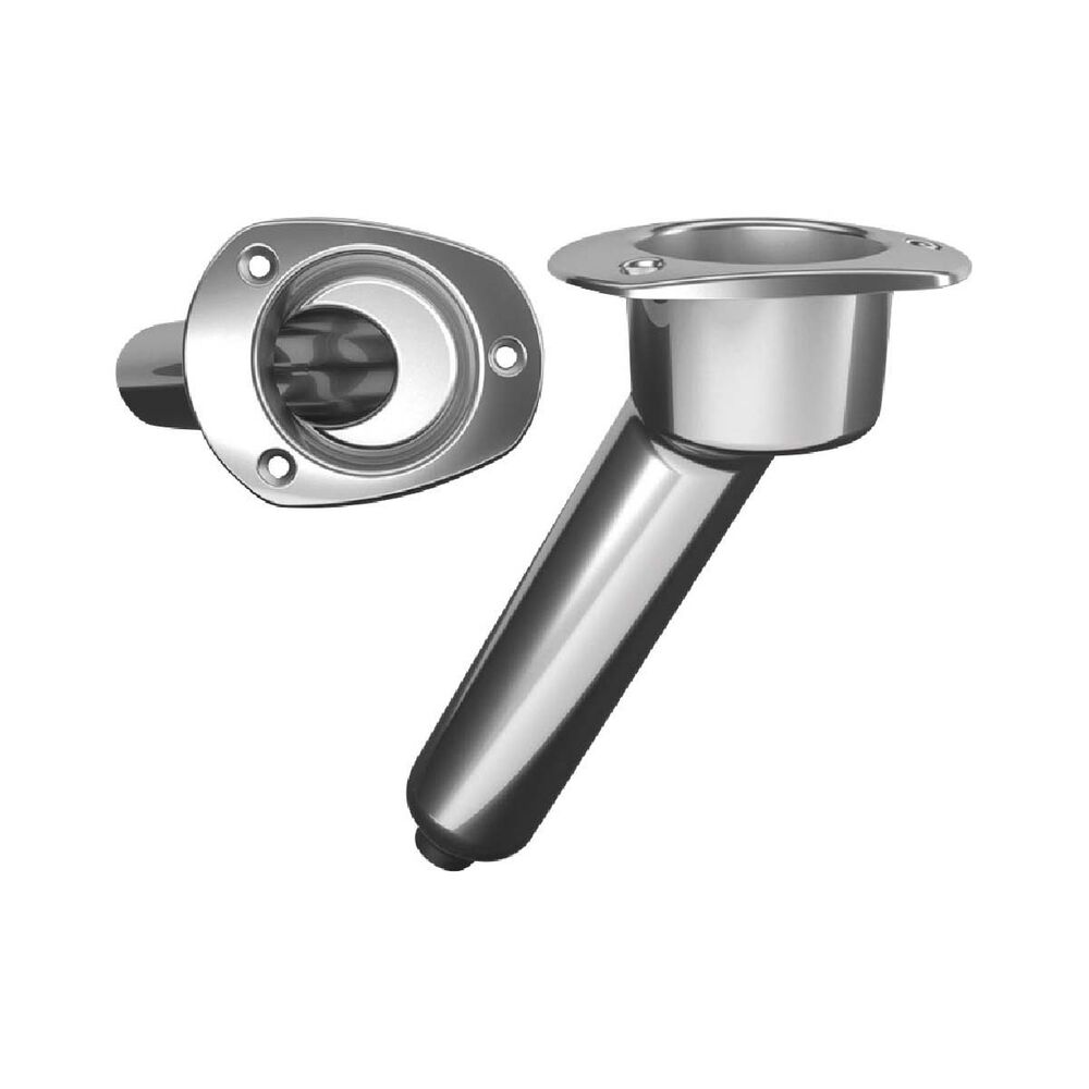 RWB Stainless Steel Rod Holder Oval 30 Degree