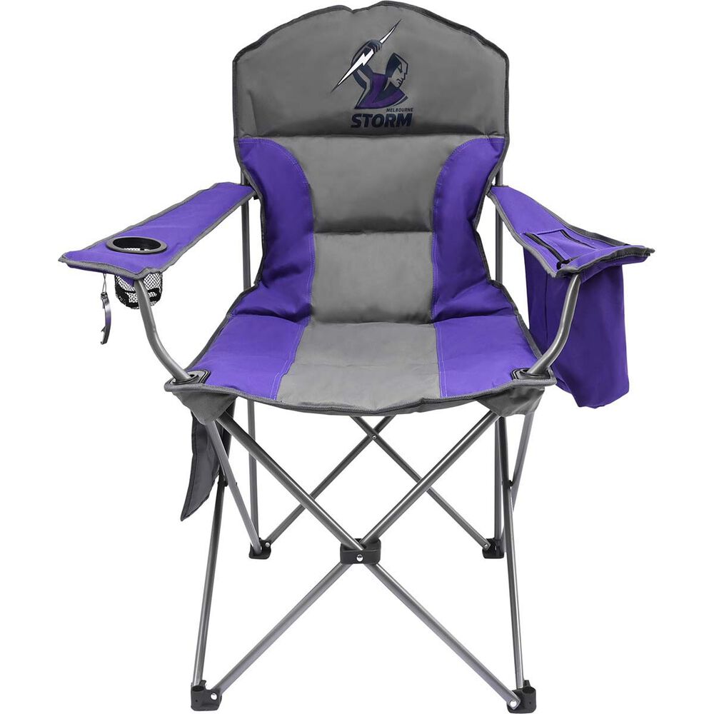 NRL Melbourne Storm Camp Chair 130kg