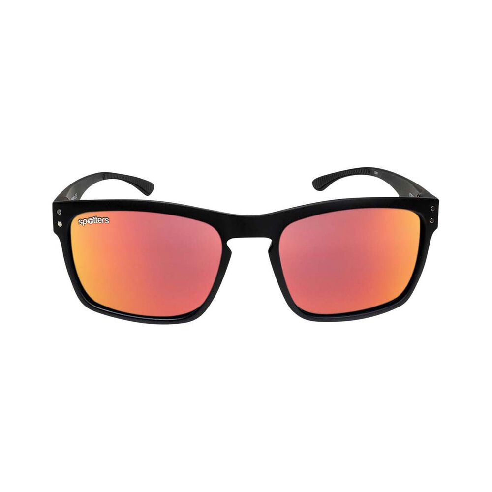 Spotters Unisex Crypto Ignite Sunglasses with Red Mirror Lens