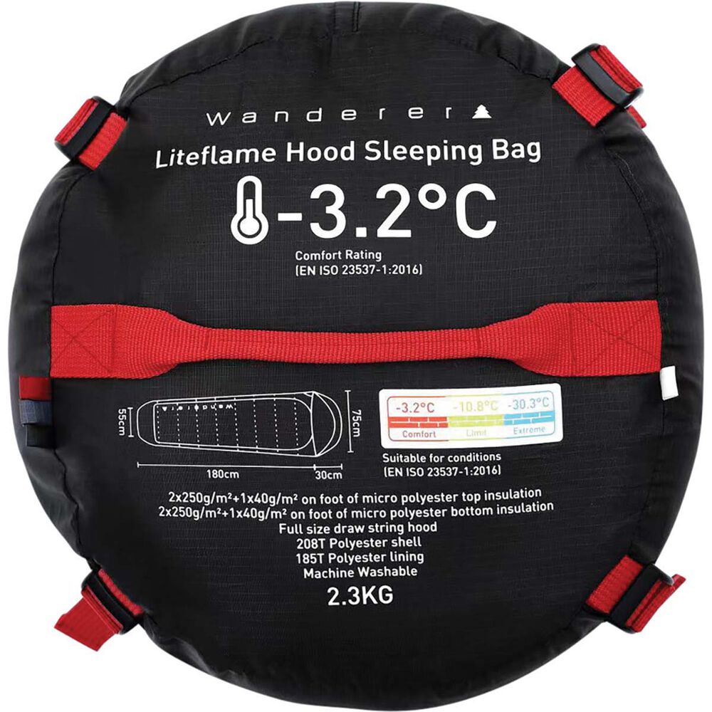 Wanderer LiteFlame -3.2°C Hooded Sleeping Bag
