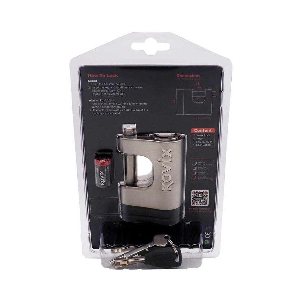 Kovix Alarmed Trailer Bolt Lock