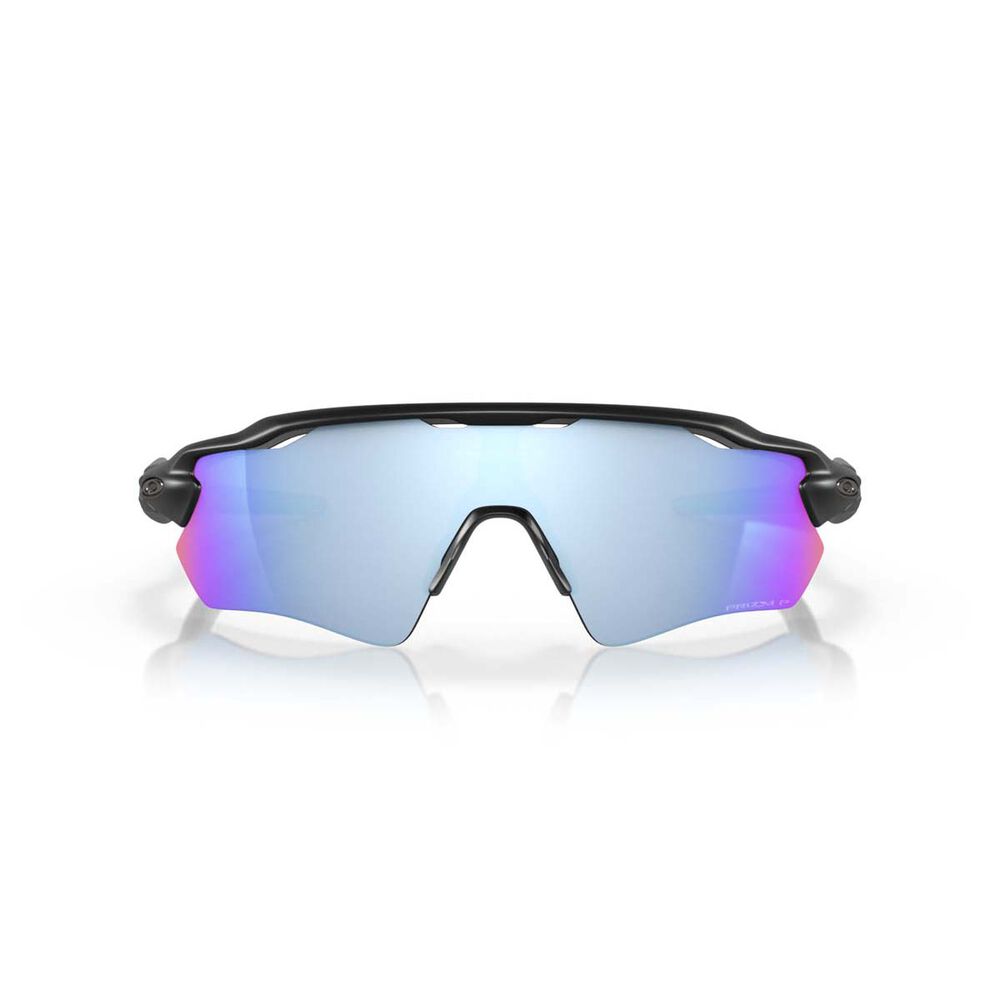 Oakley Radar EV Path Men's Polarised Sunglasses Matte Black with Prizm Blue Lens