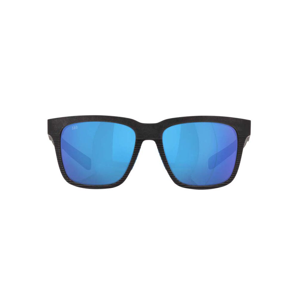 Costa Pescador Men's Polarised Sunglasses Net Grey with Blue Lens