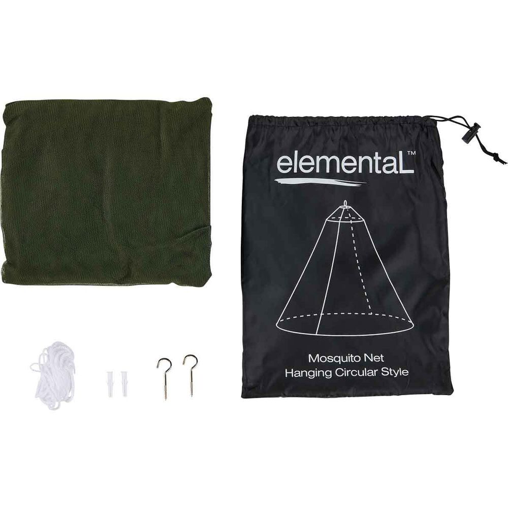 Elemental Single Circular Mosquito Net
