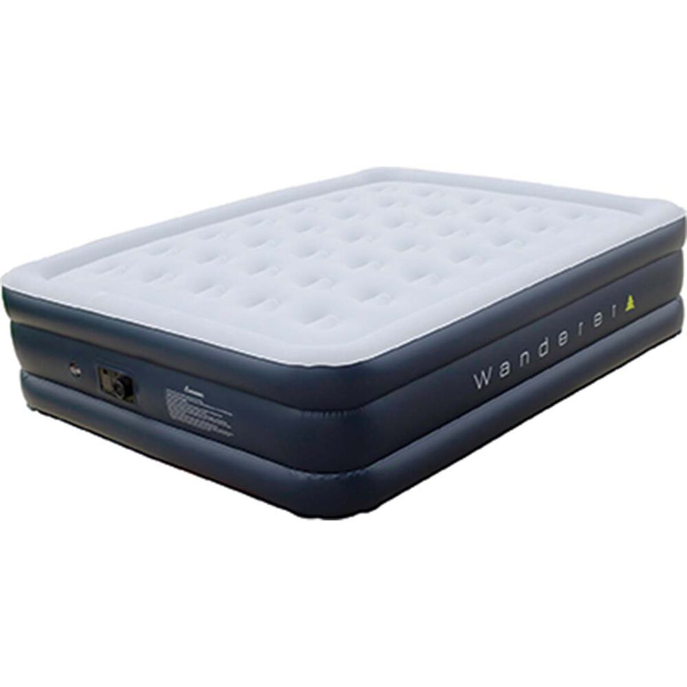 Wanderer Premium Double High Queen Air Bed with 240V Pump