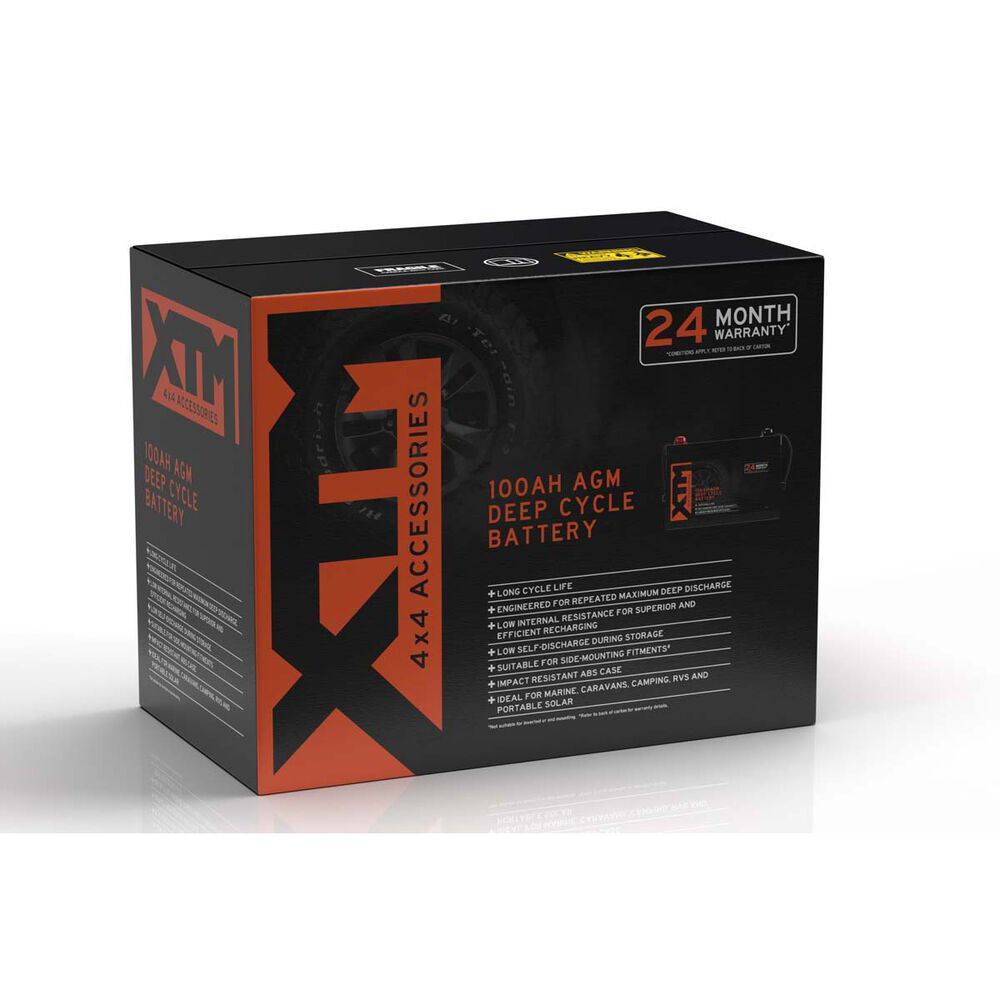 XTM Deep Cycle Battery DC12-100 AGM