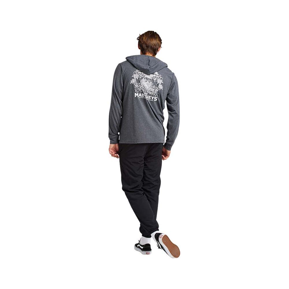 The Mad Hueys Men's Skeleton Paradise Hooded Sub Polo