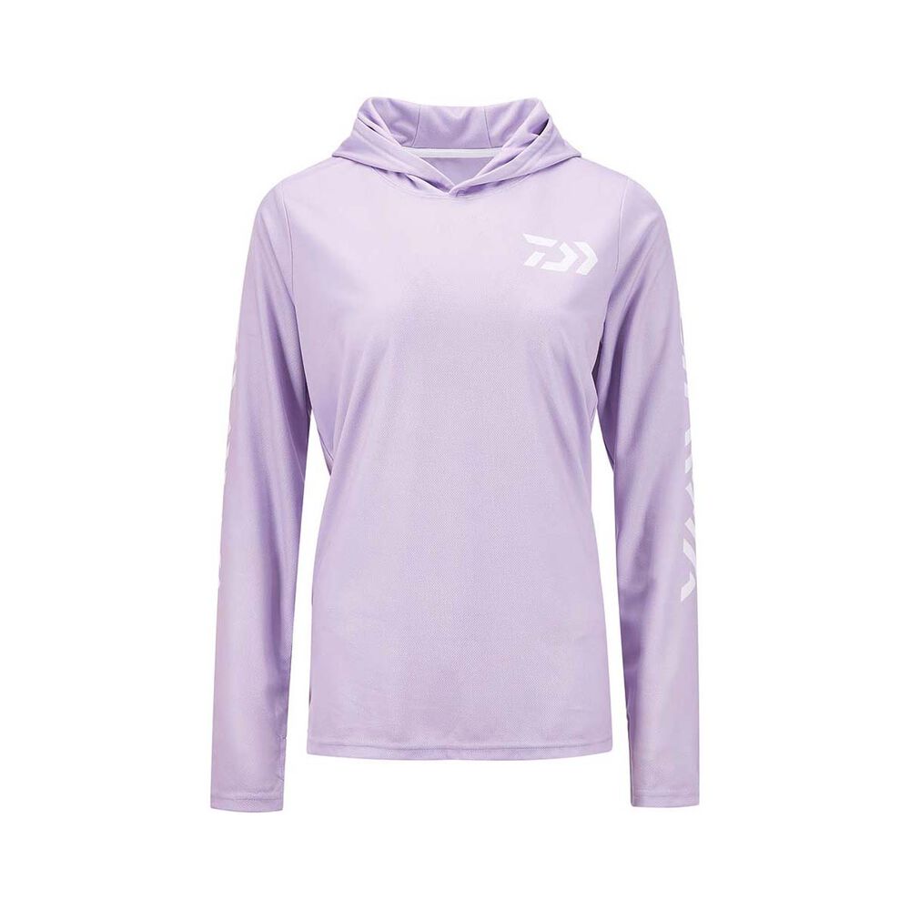 Daiwa Women's Lilac Hooded Sublimated Polo