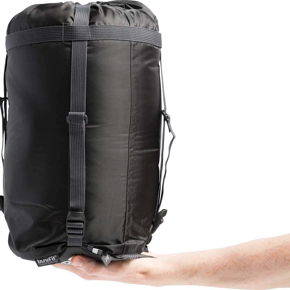 Roman Palm Passport -5°C Sleeping Bag - Black & Charcoal