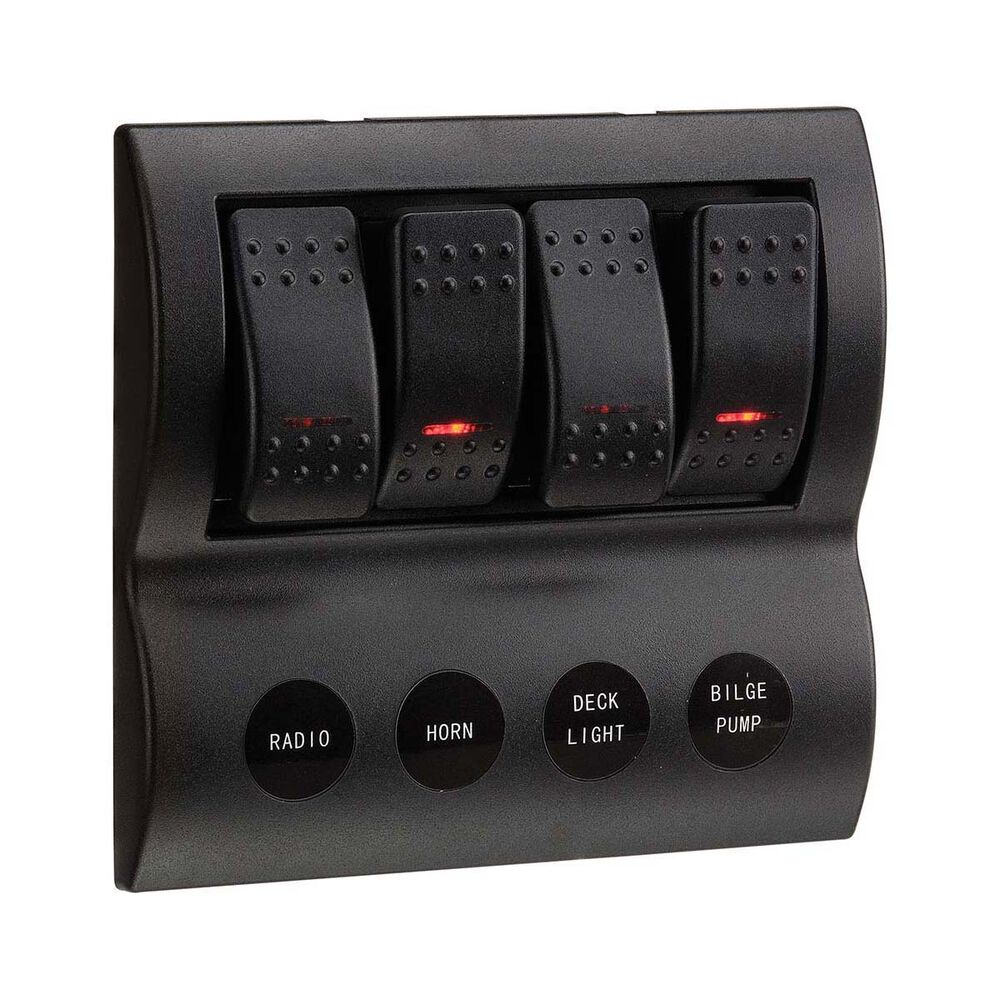 Narva 4-Way LED Switch Panel with Fuse Protection
