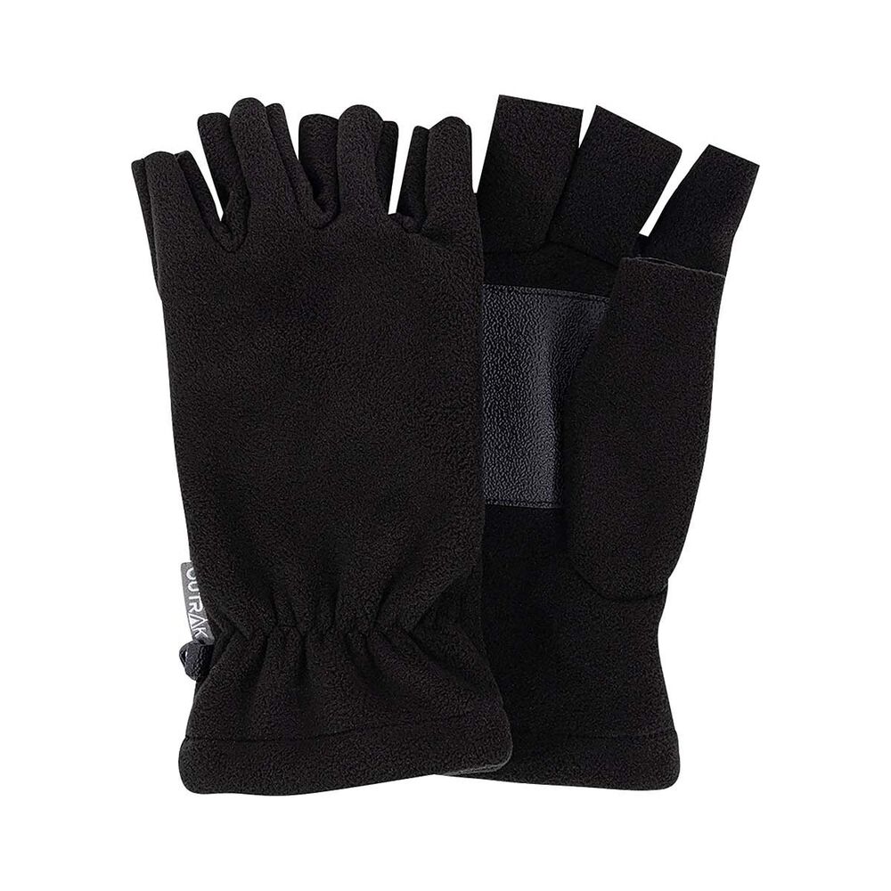 OUTRAK Men's Fingerless Fleece Gloves
